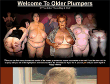 Tablet Screenshot of olderplumpers.com